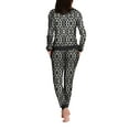 thumbnail image 3 of Blis Women's and Women's Plus Sleep Long Sleeve Pajama Jogger Set, 3 of 3