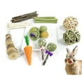 thumbnail image 2 of 31 Pcs Chew for Teeth for Hay Balls Blocks Grass Chews Safe & Natural for Hamsters Guinea Pigs Gerbils, 2 of 8
