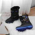 thumbnail image 5 of Dream Pairs Boys & Girls Winter Zip Snow Boots Outdoor Warm Waterproof Sport Snow Boot DUCKO BLACK/ROYAL Size 2, 5 of 5