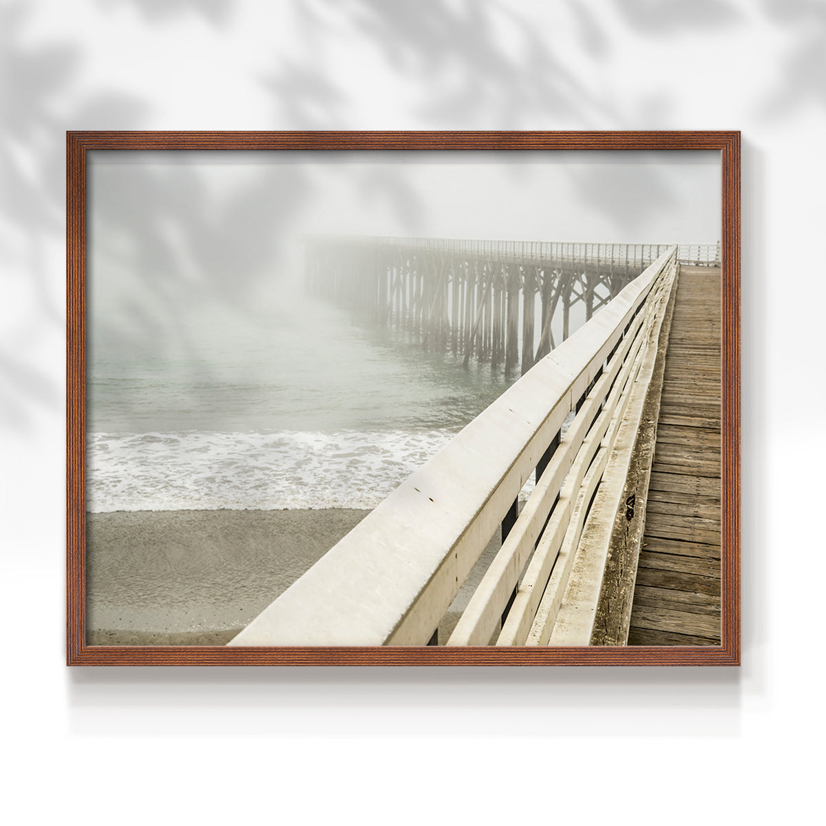 San Simeon Wharf by Danita Delimont - Restickable Framed Giclée Print