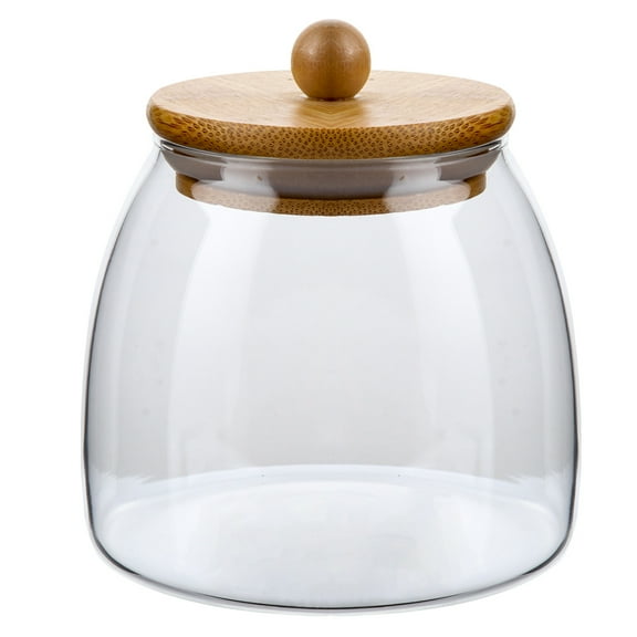 LEORX Kitchen Storage Jars Storage Jar Transparent Borosilicate Glass 1Pcs