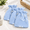Blue Daisy-3, variant on Shower Mitts 3 Pack Blue Printan Style With Loop