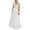 White, variant on Sun Dresses for Women Clothes Beach V Neck Short Sleeve Floral Lace Wedding Dress Bridesmaid Cocktail Party Maxi Dress