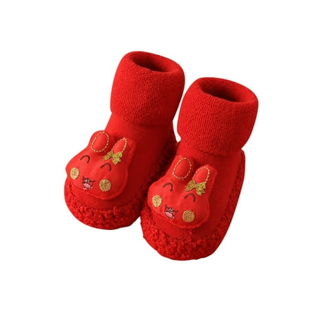 

JDEFEG Girl Shoes Size 11 Autumn and Winter Cute Children Toddler Shoes Boys and Girls Flat Bottom Non Slip Lightweight Warm Comfortable Chinese New Year Style Tiger 4 Toddler Girl Shoes Rd2 12