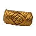 thumbnail image 4 of HILABEE Chunky Yarn Arm Knitting Yarn Jumbo Tubular Yarn for Blanket Rug Making Hats Gold, 4 of 9