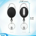 thumbnail image 5 of Retractable Badge Reels, Keychain & ID Badge Holders, 5 PK, by Mifflin-USA, 5 of 8