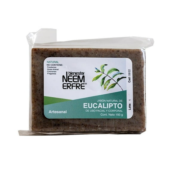 Jabón de Eucalipto natural y artesanal Bienestar NEEM ERFRE 150 g