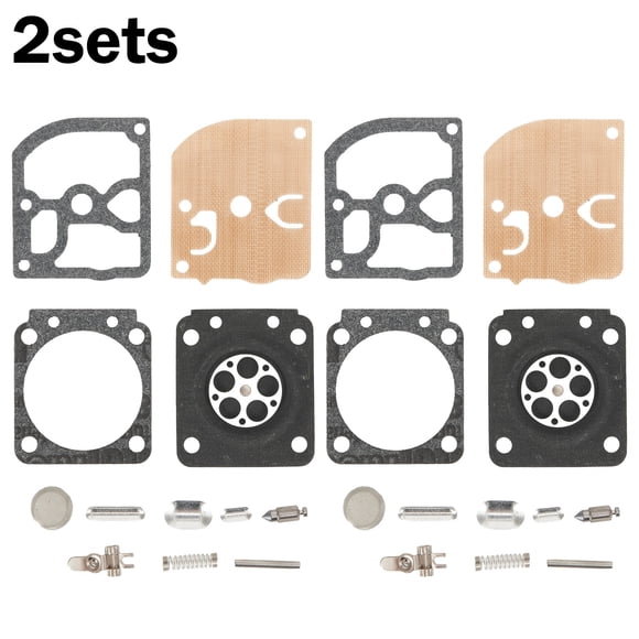 Mosiee 2 Ensembles Kit de Diaphragme de Joint de Carburateur pour Stihl Ms170 Ms180 Rb-77 Kit de Réparation de Diaphragme de Joint de Carburateur Reconstruction
