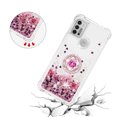 thumbnail image 5 of Funda para Motorola Moto G30/G10 con Brillo Líquido Flotante, Purpurina, Parachoques y Anillo Giratorio Soporte, 5 of 5