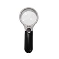 thumbnail image 2 of Scienceny 45X Handheld Magnifying Glass Portable Coin Detector Light Detection Observation Inspection Jewelry Magnifier with Type2 Scienceny GJ0371-00B, 2 of 6