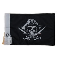 Hot Rides Durable Sleeve Boat Car Motorcycle Flag Tricorne 6x9 Inch 1 Pack