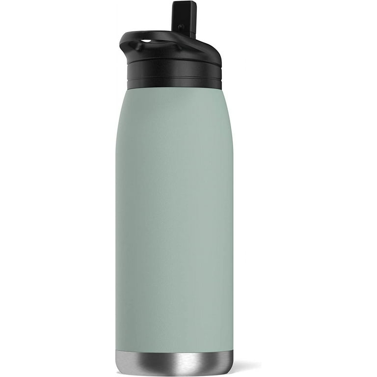 HYDRAPEAK Active Chug 32 fl. oz. Teal Triple Insulated Stainless Steel Water  Bottle Thermoses HP-Wide-32-Teal-Chug - The Home Depot