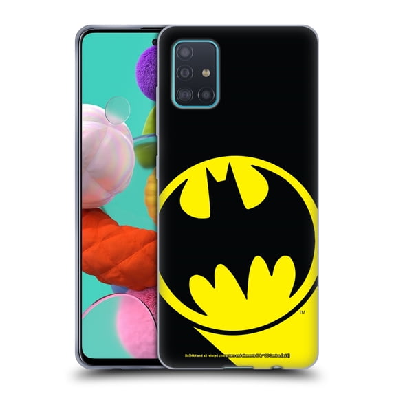 Head Case Designs Officially Licensed Batman DC Comics Logos Bat Signal Soft Gel Case Compatible with Samsung Galaxy A51 (2019)