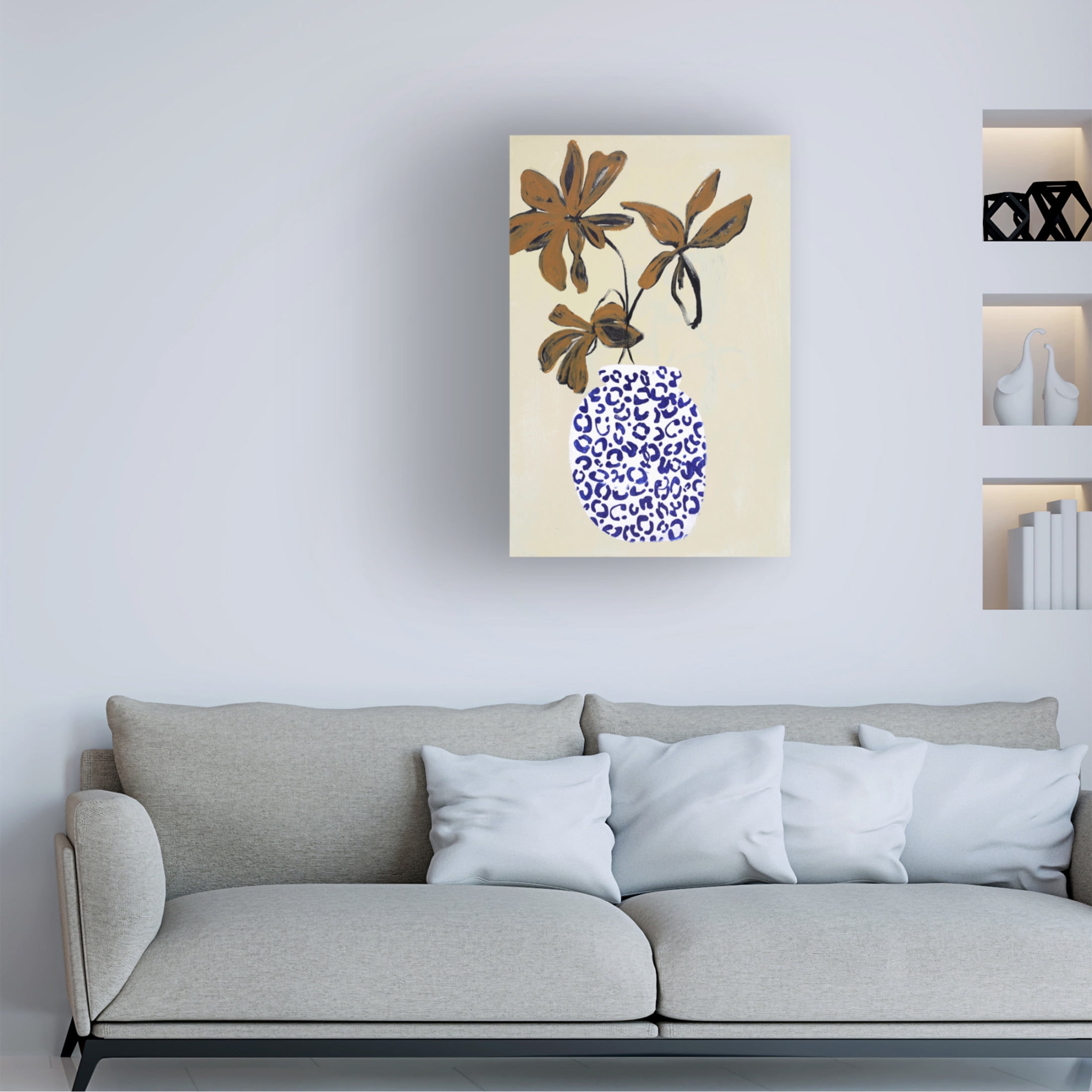 Canvas Wall Art - Design Fabrikken 'The Right Ambience' Wall Art for Living Room, Bedroom, or Office Décor by Trademark Fine Art - 22 x 32 Inches