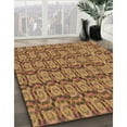 thumbnail image 3 of Ahgly Company Machine Washable Indoor Rectangle Transitional Sienna Brown Area Rugs, 7' x 9', 3 of 7