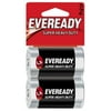 Eveready Super Heavy Duty D Batteries 2 ea (Pack of 2)