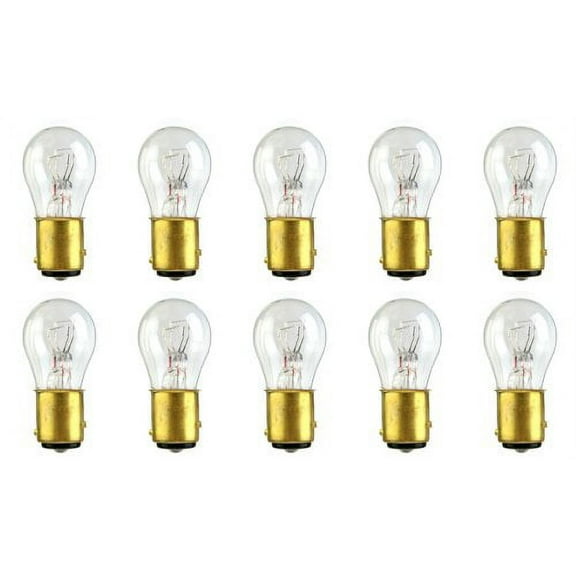 CEC Industries #1157 Bulbs, 12.8/14 V, 26.88/8.26 W, BAY15d Base, S-8 shape (Box of 10)