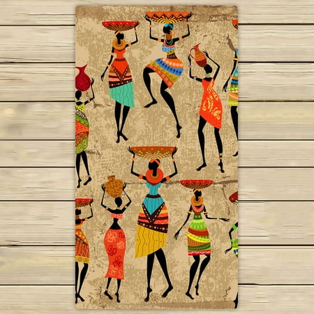 - YKCG African Art Afro American Women History and Culture Hand Towel Beach Towels Bath Shower Towel Bath Wrap For Home Outdoor Travel Use 30x56 inches