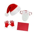 thumbnail image 1 of Accesorios de disfraz Yuyangstore barba de Papá Noel guante rojo, 1 of 8