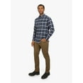 thumbnail image 2 of Chaps Men's and Big Men's Comfort Stretch Flannel Shirt, Sizes S-2XL, 2 of 7