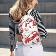 thumbnail image 2 of Geaub fire truck durable canvas backpack: stylish, lightweight, and spacious with adjustable straps, 2 of 7
