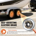 thumbnail image 2 of KFFKFF Electrical Towing Brake Assembly, Dimensions 12" x 2", Set of 2 Pairs Auto-Regulating Brake Kits Suitable for 7000 lbs Axle, 5-Point Installation, Support Plates, 2 of 9