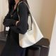 thumbnail image 5 of Bolso de hombro grande para mujer, bolso de mano tejido de PU informal, bolso Hobo, bolso de viaje, 5 of 8