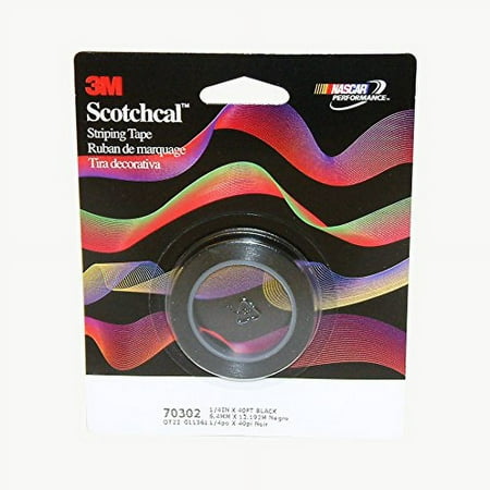 3M Scotch Scotchcal Striping Tape: 1/4 in x 40 ft. (Black)