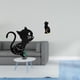thumbnail image 2 of Reloj de pared,Reloj de pared con diseño de gato para guardería,sala de juegos y interior,Figura de escritorio,Estatua de gato,linda estantería,escritorio,decoración del hogar,Figura, 2 of 8