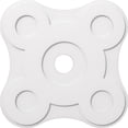 thumbnail image 1 of Ekena Millwork CMP34LA-05000 34 in. OD x 5 in. ID Square Luna Architectural Grade PVC Contemporary Ceiling Medallion, 1 of 1