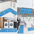 thumbnail image 5 of Pioneer Flower Floral Print Pattern Kitchen Rugs Sets Of 2, Anti Fatigue Non Slip Washable Floor Mats for Kitchen Sink Laundry, 17X30 Inch + 17X47 Inch, 5 of 6