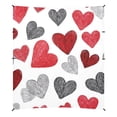 thumbnail image 2 of Portable Beach Tent Sun Shelter With Ground Pegs Water And Wind Resistant Sun Shade Canopy Angle Adjustable Hand-drawn Hearts, 2 of 7