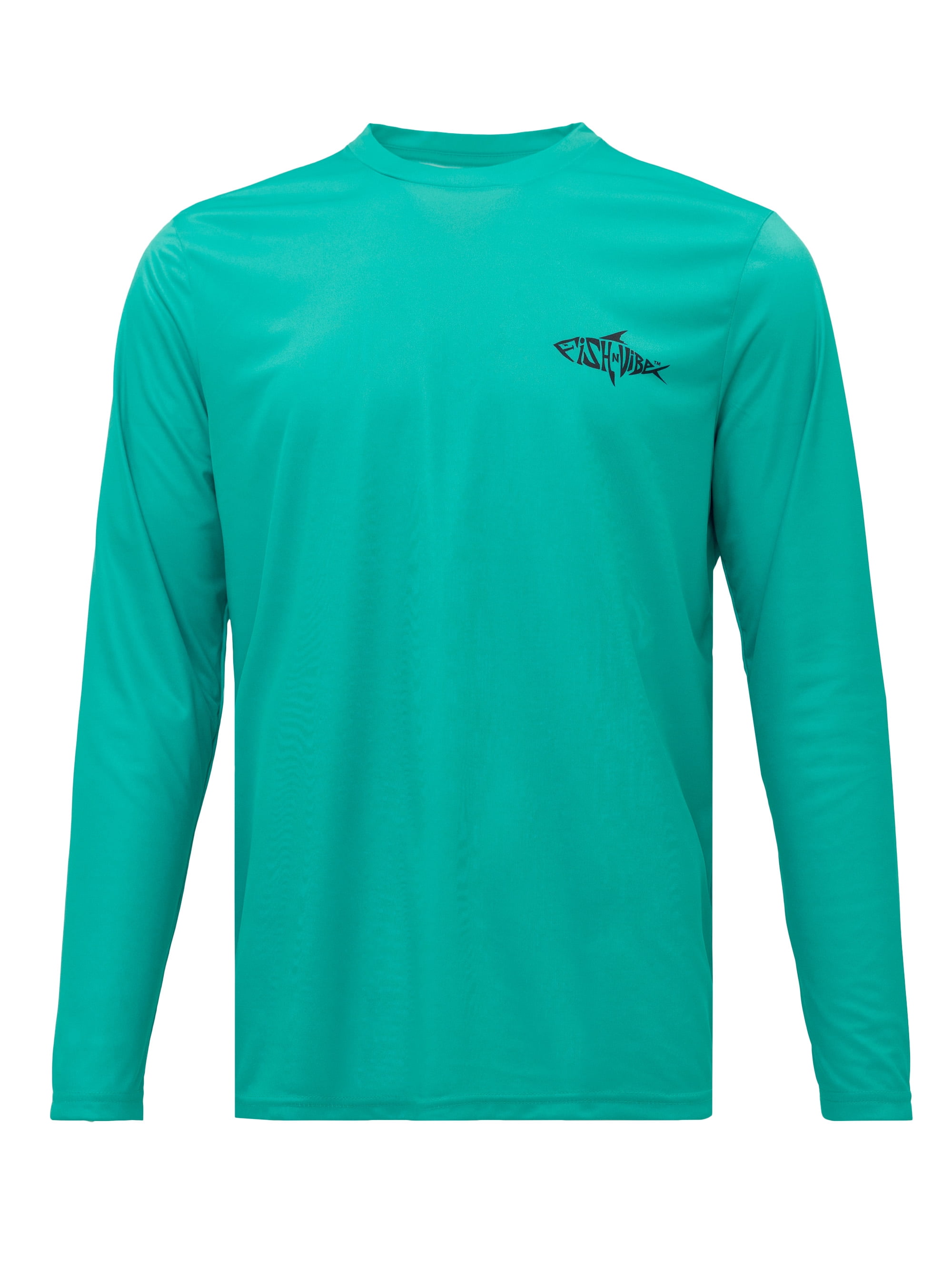 Fish n Vibe Men's Long Sleeve Sun Protection Performance Fishing Tee