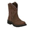 thumbnail image 2 of Justin Boots Womens Gemma Embroidered Round Toe Cowboy  Ankle Boots, 2 of 7