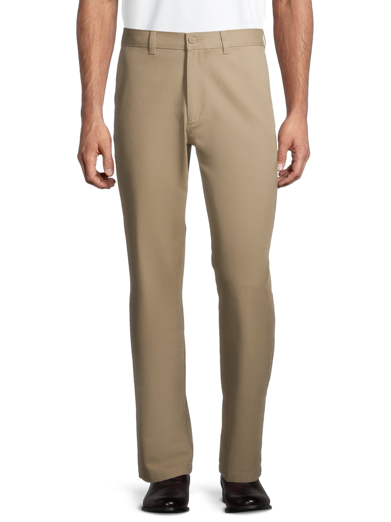 George Big Men's Flat Front Wrinkle Resistant Pants - Walmart.com