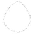 thumbnail image 2 of 20" 6 mm Heart Link Necklace in Sterling Silver, 2 of 4