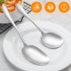 thumbnail image 3 of BESTONZON 2 cucharas de acero inoxidable para servir, cucharas para platos occidentales, cucharas para servir la cena y cucharas para platos de arroz, 3 of 5