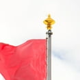thumbnail image 2 of 10 Uds asta de bandera Topper adorno de asta de bandera postes de bandera decoración poste de bandera bola Toppers, 2 of 4