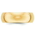 thumbnail image 2 of 14K Gold Round Wedding Band Sz 9 7mm, 2 of 4