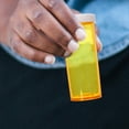 thumbnail image 4 of WRISTBIQUE 20Pack Plastic Organizer Pill Organizer Yellow Moisture Resistant, 4 of 8