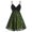 Green, variant on Herrnalise Women's Gothic Dresses Bat Belt Dresses Halloween Party Dresses