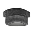 thumbnail image 4 of Bpyeka Men's Vintage Washed Cotton Sun Visor, Adjustable Casual Sports Empty Top Baseball Cap, One Size, 4 of 7