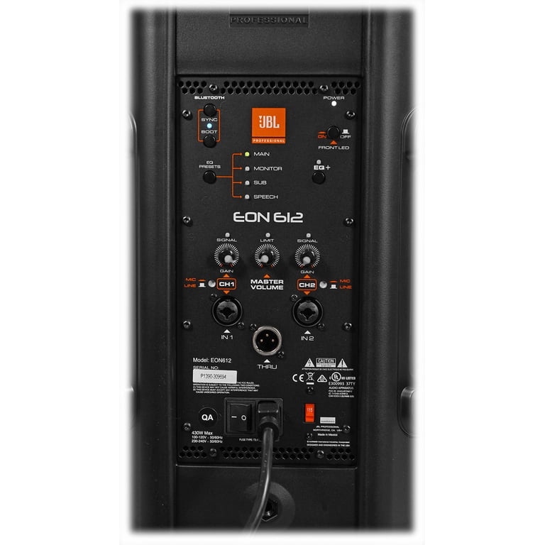 2) JBL EON612 12