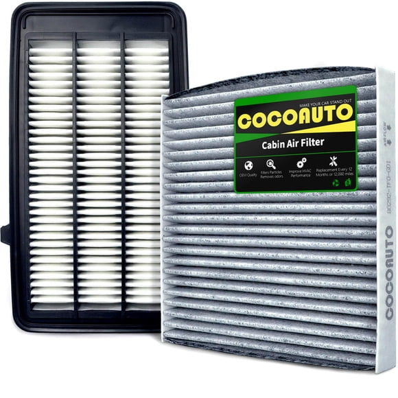 Kit de filtro de aire de motor de cabina COCOAUTO para Honda CR-V CRV 2017-2021 1.5L L4, Civic 2016-2021 1.5L L4