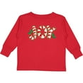 thumbnail image 3 of Inktastic Candy Cane Joy Boys or Girls Long Sleeve Toddler T-Shirt, 3 of 5