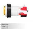 thumbnail image 3 of PinesC Starts Arcade Buttons ABS Micro Switch Round Bracket Button for Arcade Machine Video Games Parts DC 12V Yellow Yellow, 3 of 5