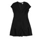 thumbnail image 1 of bar III Vestido ajustado y acampanado con detalle de costura para mujer, negro, 6, 1 of 2