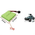 thumbnail image 6 of ​Replacement 7.4V 1000mAh LiPo Battery for Feilun DE36W 1:16 Off-Road RC Car - 14500 Spare Part​​ As shown, 6 of 6