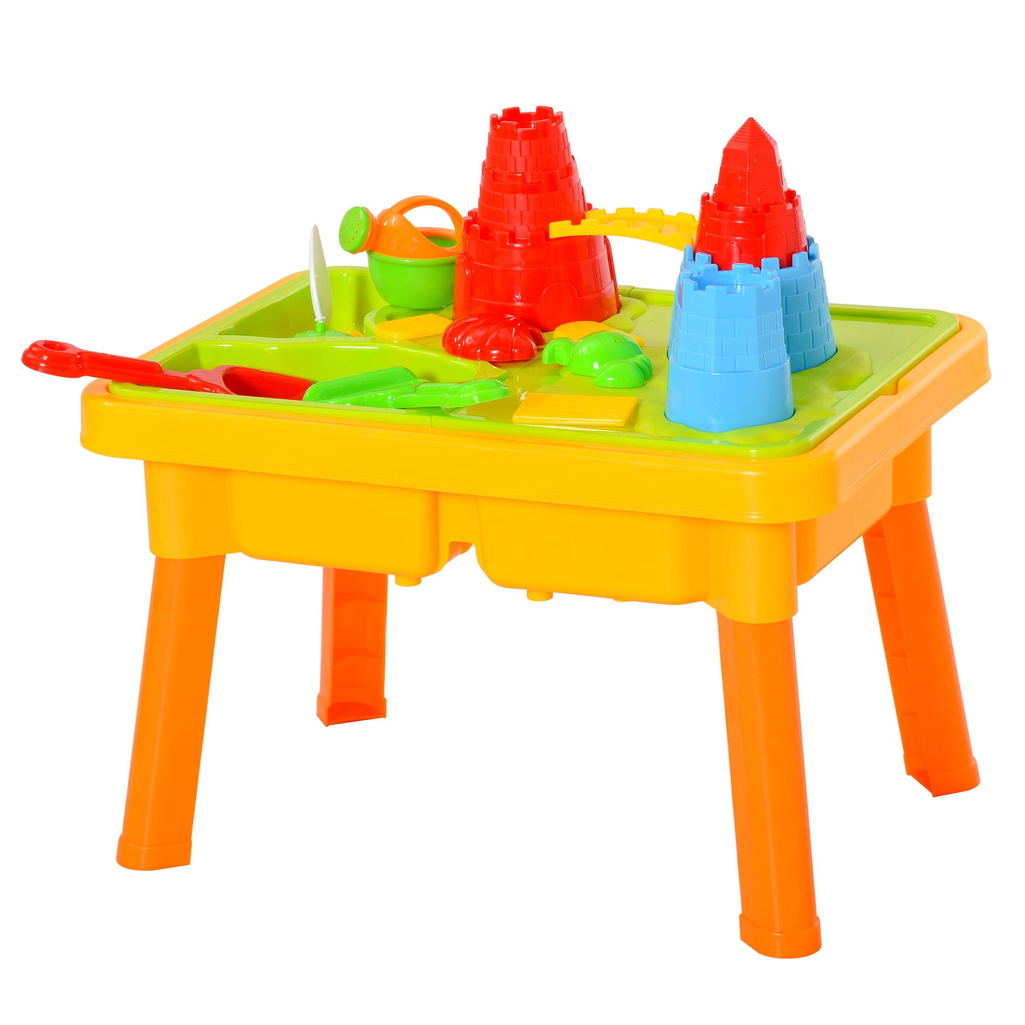 Portable SandBox w/ Kit Backyard Playground Sand Castle Tool E5