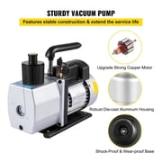 Vacuum Pump 5 CFM Dual Stage Refrigerant Vacuum Pump 1/2 Air Conditioner Refrigerant HVAC Air Tool ,Outstanding Oil Inlet System